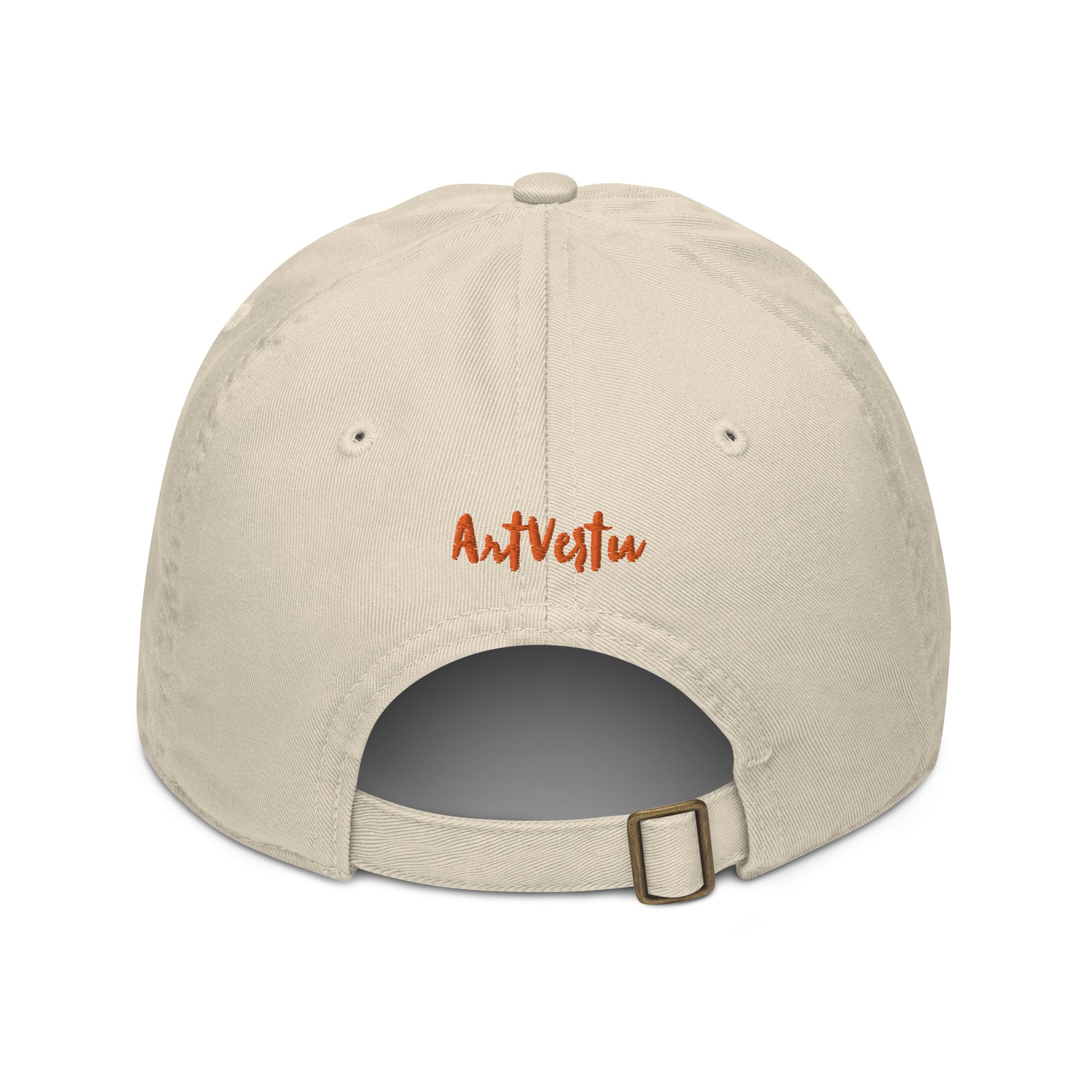 Artistic Fire Beige Cap - back