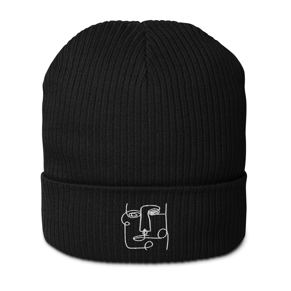 Curious Clarity Black Beanie - front